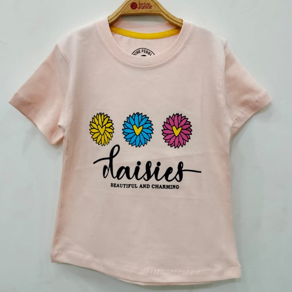 Blush Bloom Printed T-Shirt – Baby Girl Soft Casual Wear