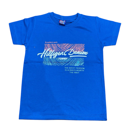 Blue Breeze – Kids' Cotton T-Shirt for Boys