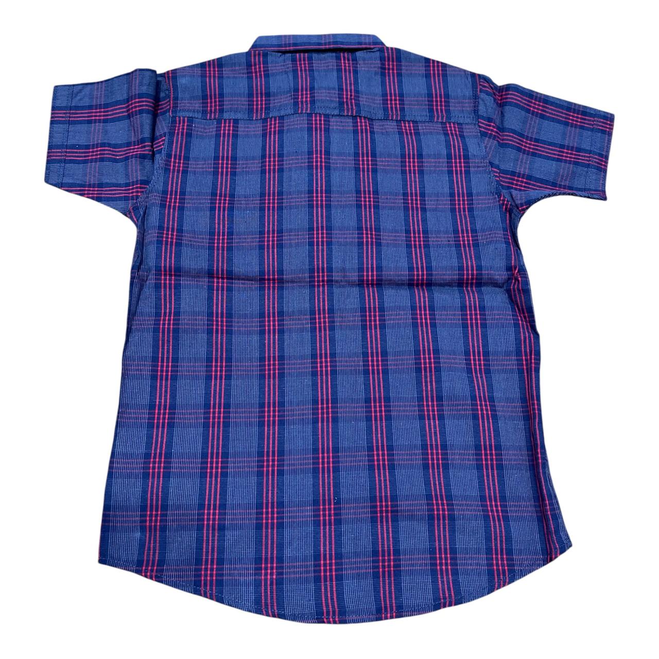 Boys' Checked Cotton Shirt