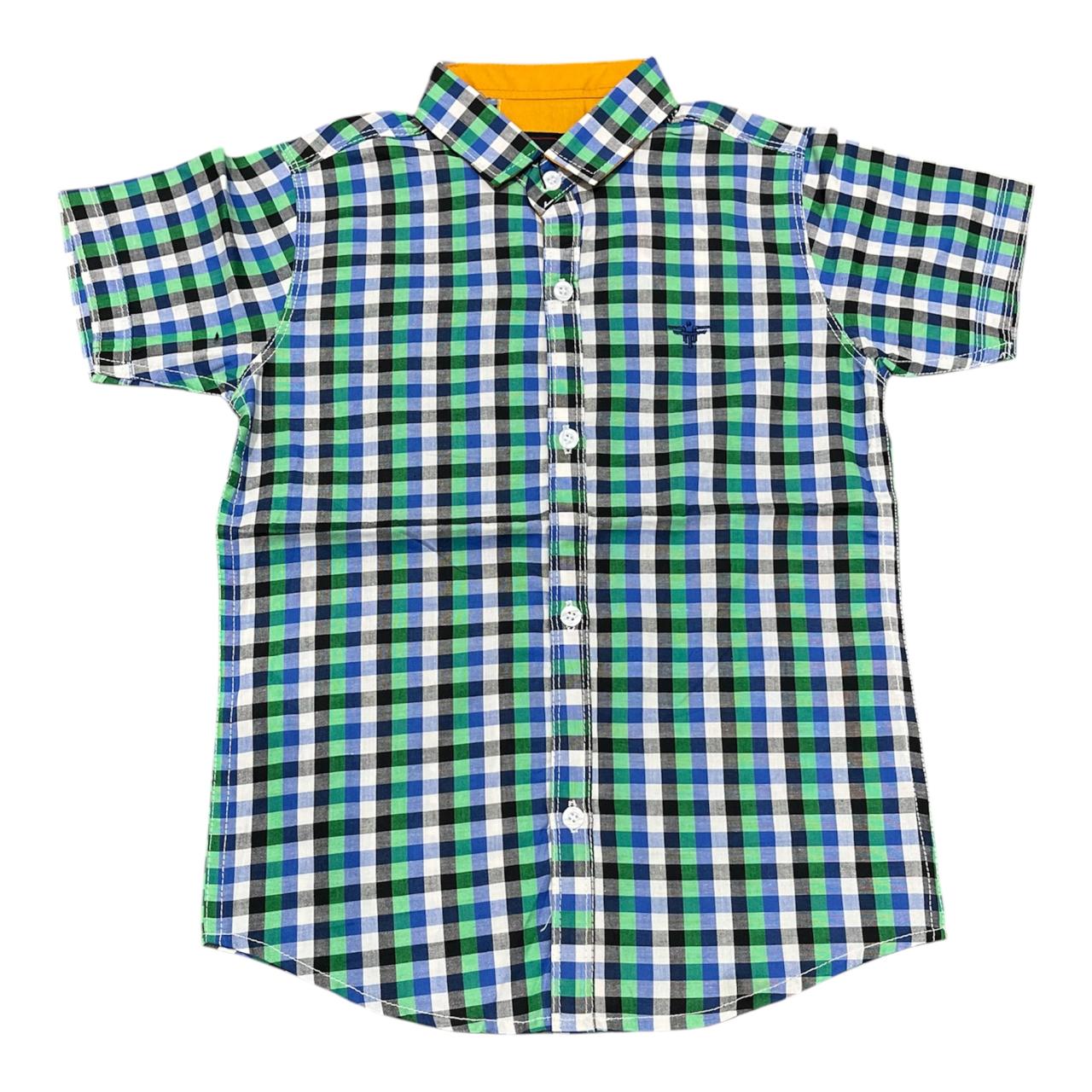 Boys' Check Cotton Shirt