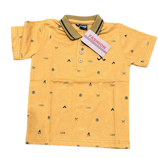 EarthTone – Boys' Skin Color Printed T-Shirt