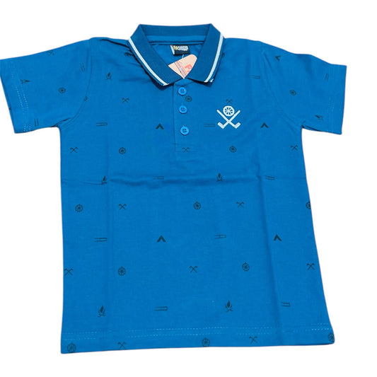 SkyBlue – Boys' Blue Cotton T-Shirt